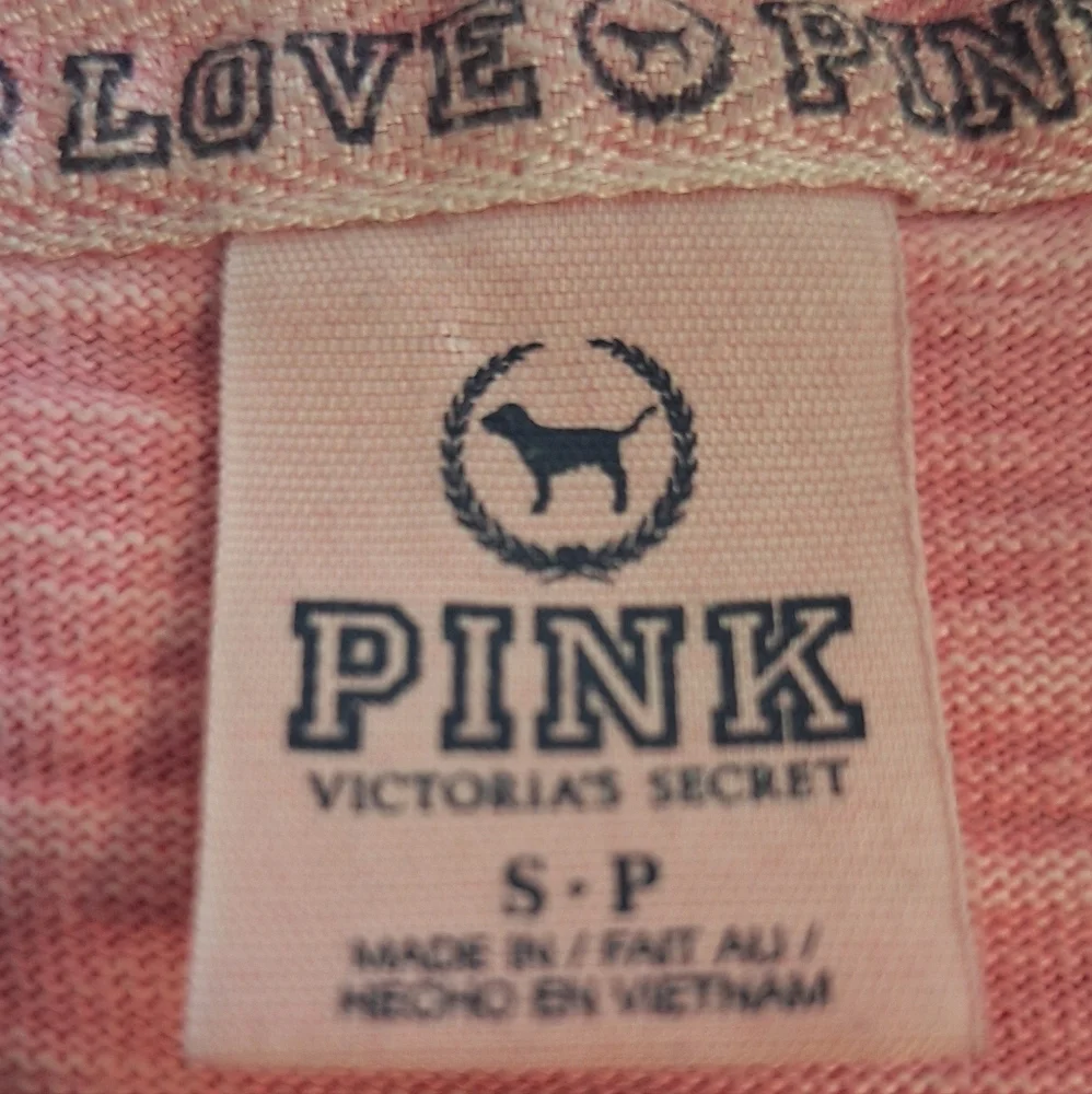 Victoria's secret PINK love pink hoodie jacket sz SP *C6 - Picture 6 of 7